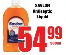 Boxer Superstores SAVLON Antiseptic Liquid offer