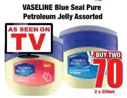 Boxer Superstores VASELINE Blue Seal Pure Petroleum Jelly Assorted offer