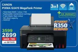 Incredible Connection CANON PIXMA G3470 MegaTank Printer offer