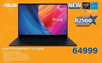 Incredible Connection ASUS ProArt P16 H7606 Ryzen Al 9 Laptop offer