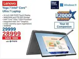 Incredible Connection Lenovo Yoga 7 Intel Core Ultra 7 Laptop offer