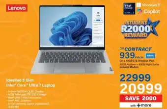 Incredible Connection Lenovo IdeaPad 5 Slim Intel Core Ultra 7 Laptop offer