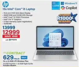 Incredible Connection HP 15s Intel Core i5 Laptop offer