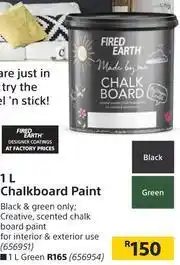 Builders Warehouse Fired Earth Chalkboard Paint-1Ltr offer