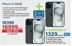 Incredible Connection iPhone 15 128GB offer