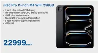 Incredible Connection iPad Pro 11-inch M4 WiFi 256GB offer