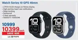 Incredible Connection Watch Series 10 GPS 46mm offer