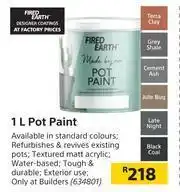 Builders Warehouse Fired Earth Pot Paint-1Ltr offer