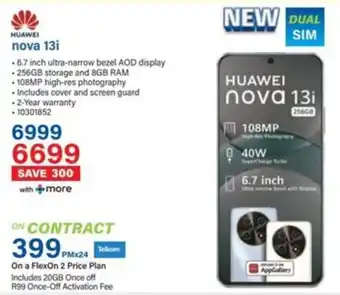 Incredible Connection HUAWEI nova 13i offer