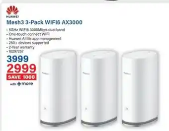 Incredible Connection HUAWEI Mesh3 3-Pack WIFI6 AX3000 offer