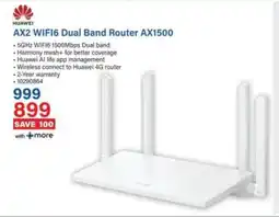 Incredible Connection HUAWEI AX2 WIFI6 Dual Band Router AX1500 offer