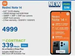 Incredible Connection Redmi Note 14 offer