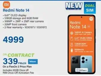 Incredible Connection Redmi Note 14 offer