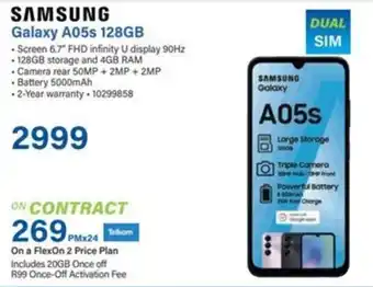 Incredible Connection SAMSUNG Galaxy A05s 128GB offer