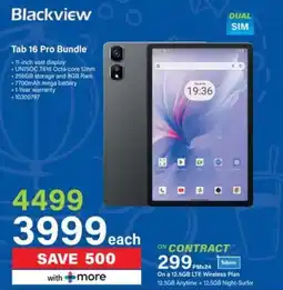 Incredible Connection Blackview Tab 16 Pro Bundle offer