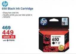 Incredible Connection HP 650 Black Ink Cartridge offer