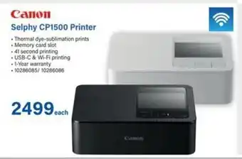 Incredible Connection Canon Selphy CP1500 Printer offer