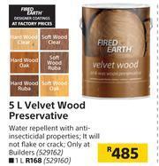 Builders Warehouse Fired Earth 5L Velvet Wood Preservative offer