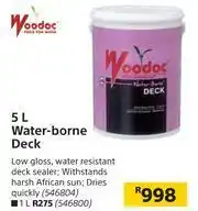 Builders Warehouse Woodoc 5L Water Borne Deck offer