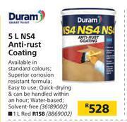 Builders Warehouse Duram 5L NS4 Anti Rust Coating offer