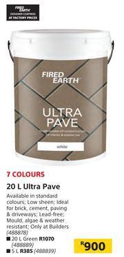 Builders Warehouse Fired Earth 20L Ultra Pave offer