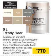 Builders Warehouse Fired Earth 5L Trendy Floor offer