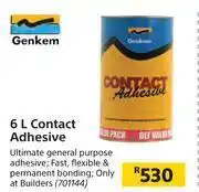 Builders Warehouse Genkem 6L Contact Adhesive offer