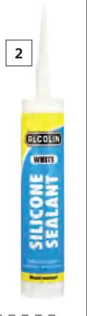 Builders Warehouse Alcolin 300ml White Silicone offer