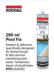 Builders Warehouse Soudal 290ml Pool Fix offer