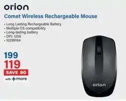 Incredible Connection Orion Comet Wireless Rechargeable Mouse offer