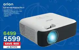 Incredible Connection Orion Full HD LED Projector Pro 11 offer