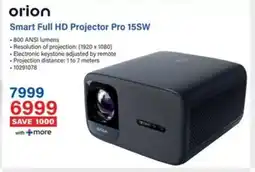 Incredible Connection Orion Smart Full HD Projector Pro 15SW offer