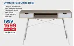 Incredible Connection Everfurn Rain Office Desk offer