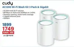 Incredible Connection Cudy AC1200 Wi-Fi Mesh Kit & Gigabit offer