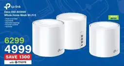 Incredible Connection Tp-link Deco X50 AX3000 Whole Home Mesh Wi-Fi 6 offer