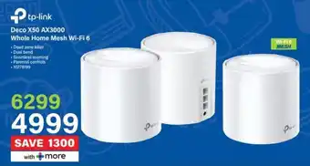 Incredible Connection Tp-link Deco X50 AX3000 Whole Home Mesh Wi-Fi 6 offer