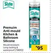 Builders Warehouse Sista Premuim Anti Mould Kitchen & Bathroom Silicone offer