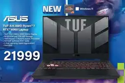 Incredible Connection ASUS TUF A15 AMD Ryzen 7 RTX 4060 Laptop offer