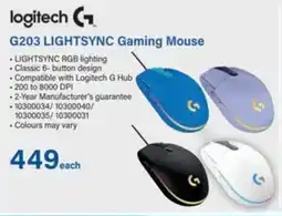 Incredible Connection Logitech G203 LIGHTSYNC Gaming Mouse offer