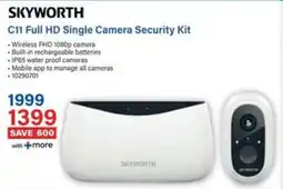 Incredible Connection SKYWORTH C11 Full HD Single Camera Security Kit offer