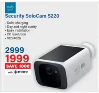 Incredible Connection Security SoloCam S220 offer