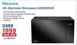 Incredible Connection Hisense Electronic Microwave H45MOBS5X offer