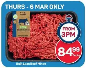 Pick n Pay Bulk Lean Beef Mince offer