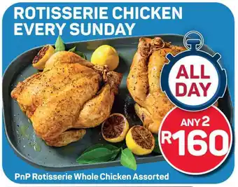 Pick n Pay PnP Rotisserie Whole Chicken Assorted offer