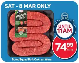 Pick n Pay BombSquad Bulk Oukraal Wors offer