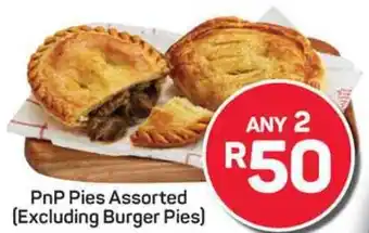 Pick n Pay PnP Pies Assorted (Excluding Burger Pies) offer