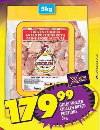 Shoprite Goldi frozen chicken mixed portions offer