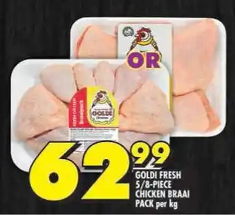 Shoprite Goldi fresh chicken braai pack offer