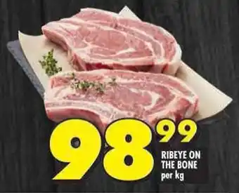 Shoprite Ribeye on the bone offer