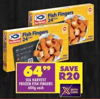 Shoprite Sea harvest frozen fish fingers offer